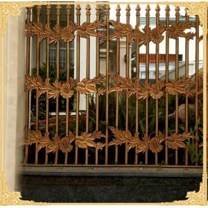 Hàng rào nhôm đúc hoa lá